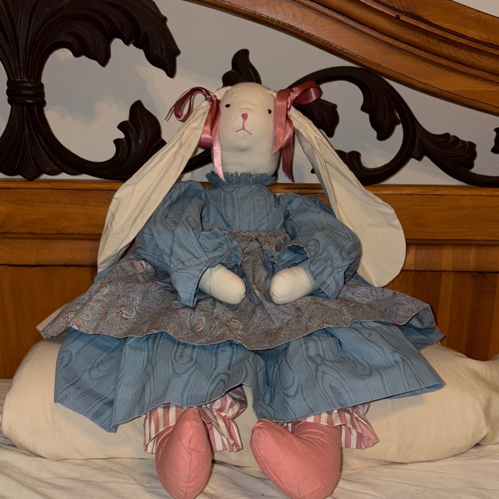 Gorgeous Handmade Vintage Ragdoll Bunny